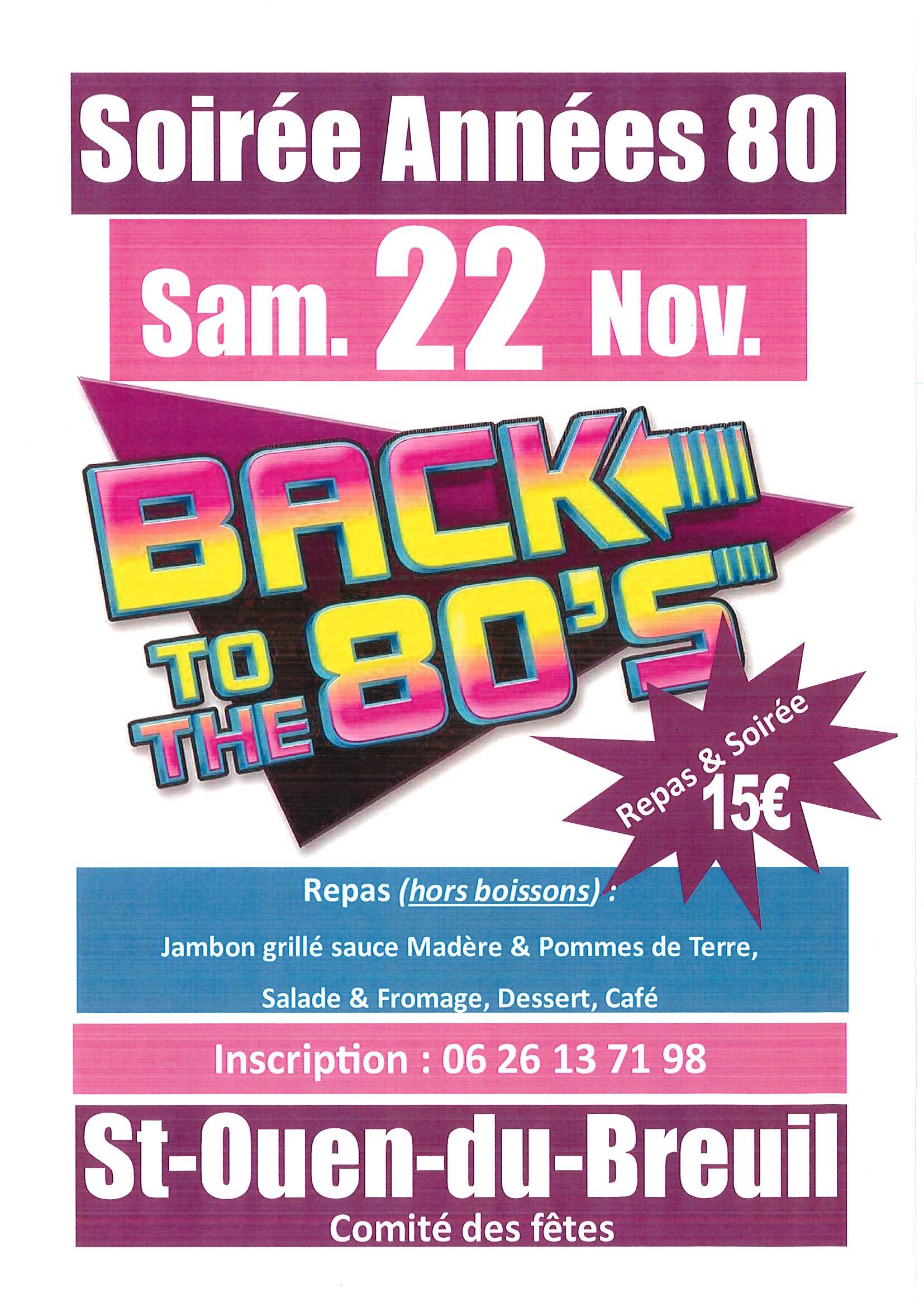 affiche année 80