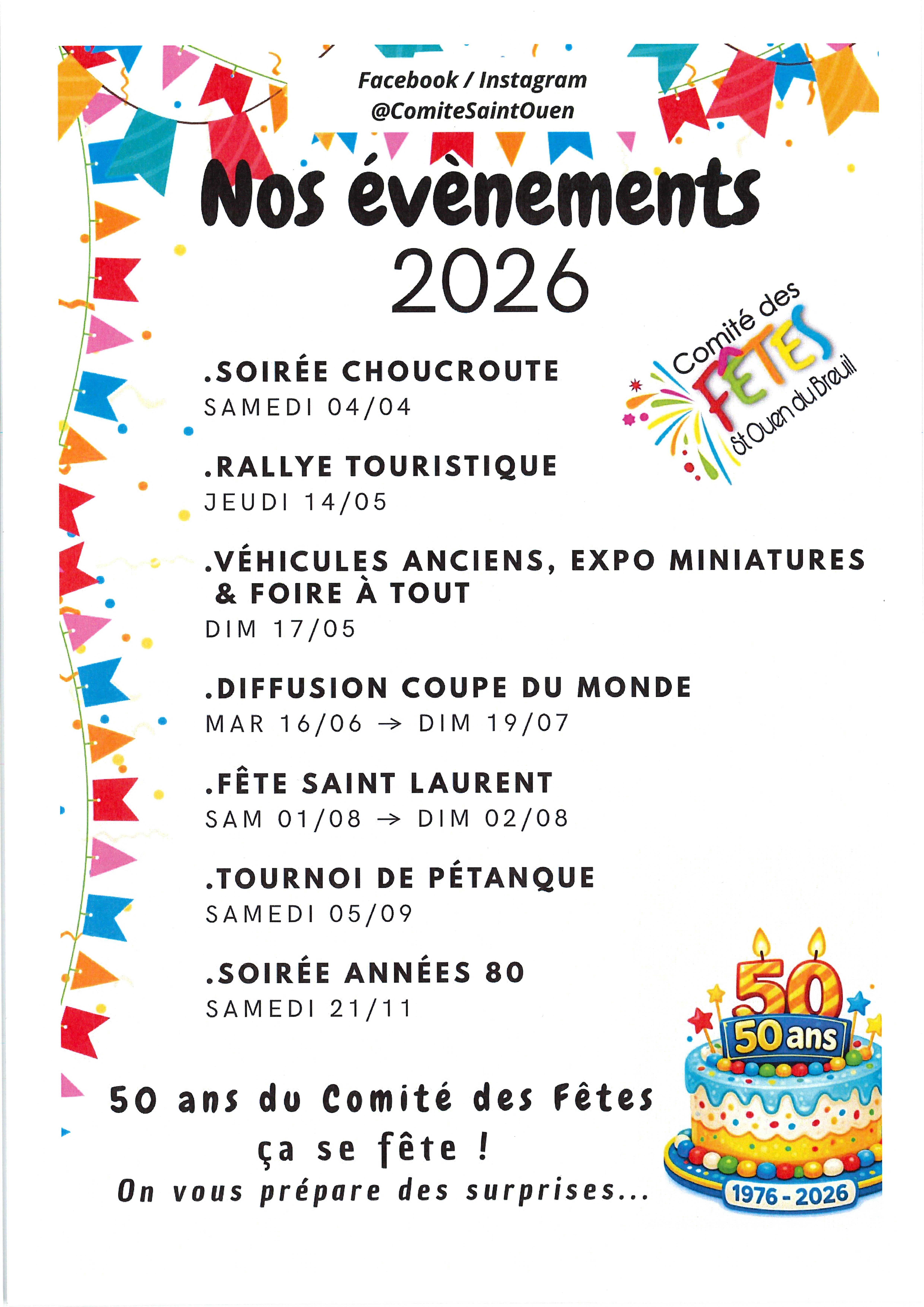 Evenements 2026