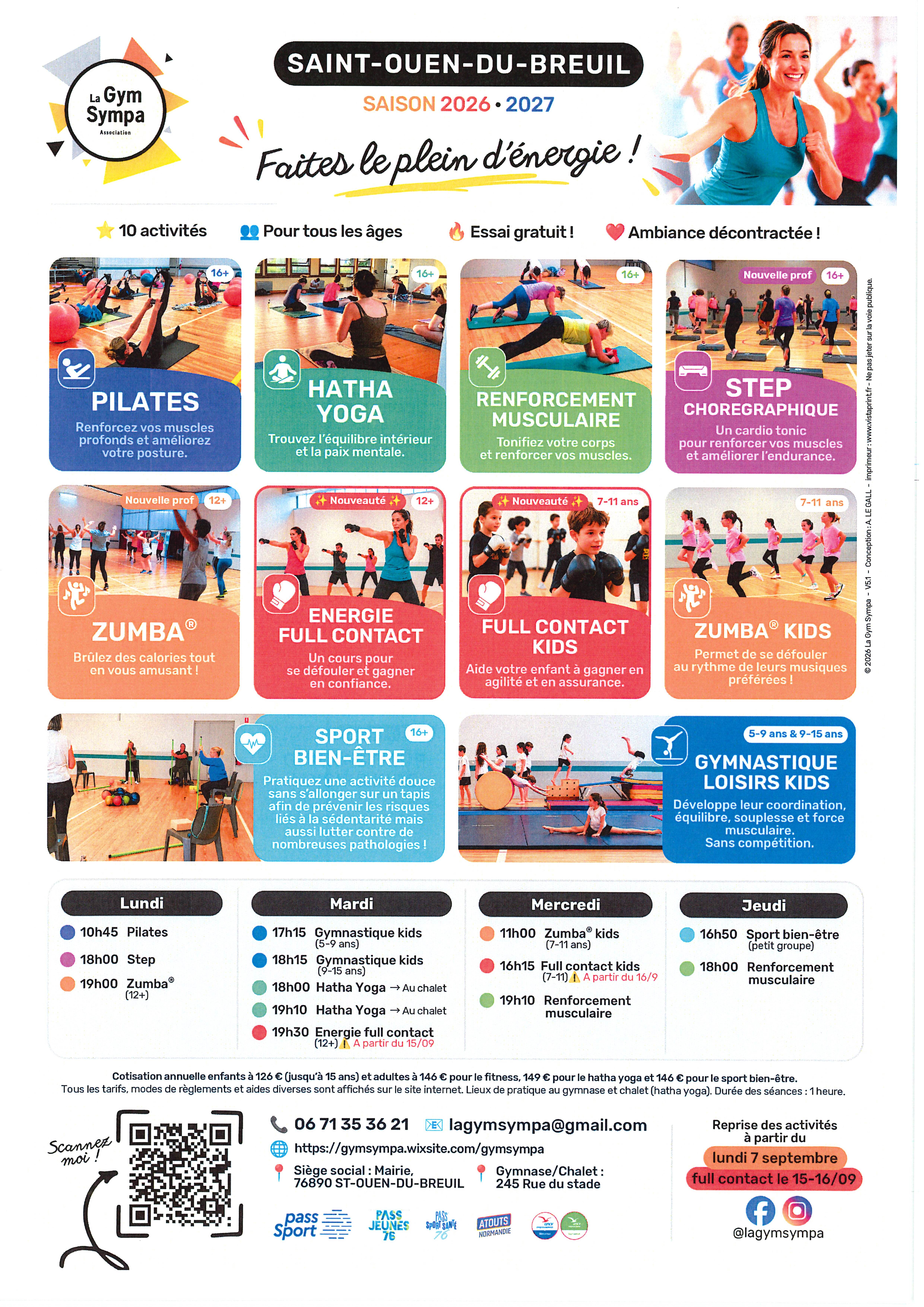 Flyer rentrée 2026-2027