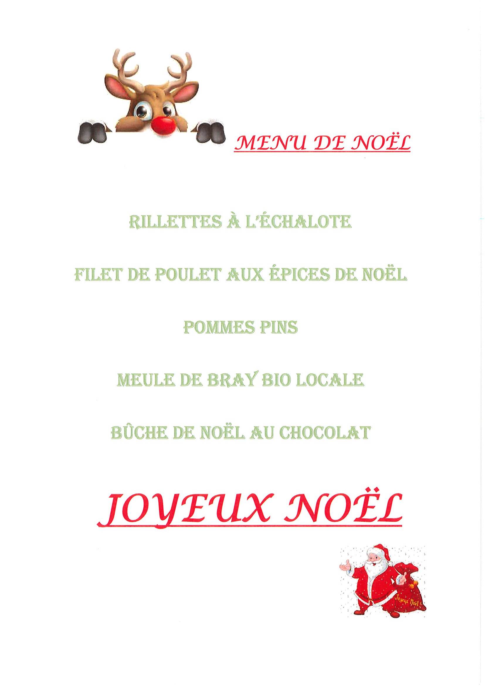 menu de noel 24